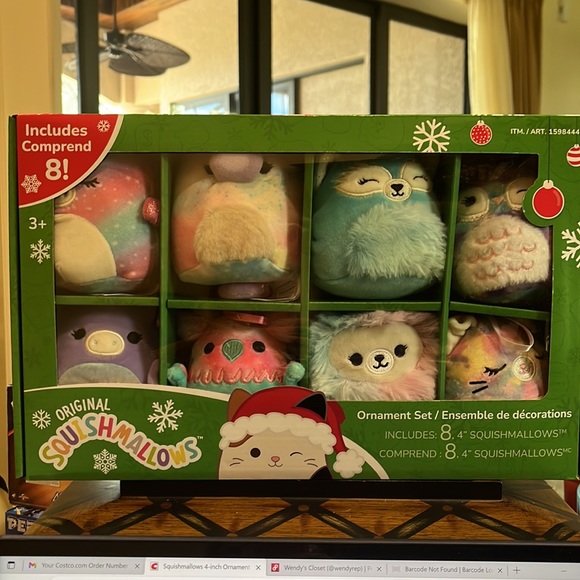 Squishmallows Toys Squishmallow 8 Piece Ornament Set Poshmark